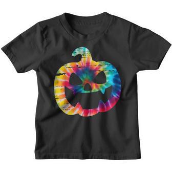Funny Group Matching Tie Dye Pumpkin Costume Halloween Party Youth T-shirt - Thegiftio UK