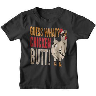 Funny Guess What Chicken Butt V2 Youth T-shirt - Thegiftio UK