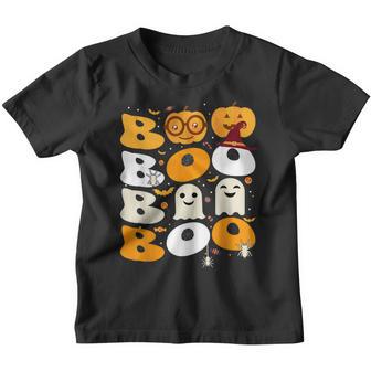 Funny Halloween Boo Cute Ghost Pumpkin Halloween Costume Youth T-shirt - Thegiftio UK