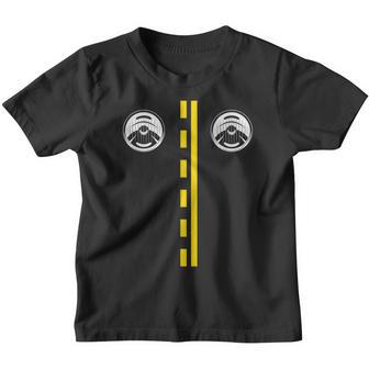 Funny Halloween Costume Headlights With Road Markings Youth T-shirt - Thegiftio UK