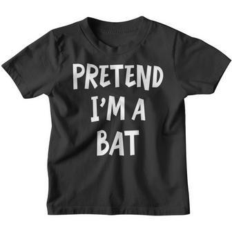 Funny Halloween Pretend Im A Bat Costume Halloween Youth T-shirt - Thegiftio UK