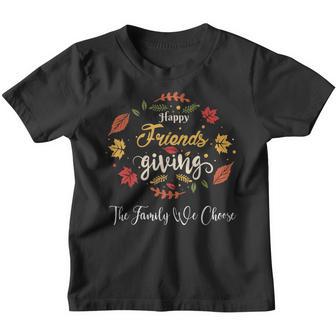 Funny Happy Friendsgiving Turkey Friends Giving V2 Youth T-shirt - Thegiftio UK