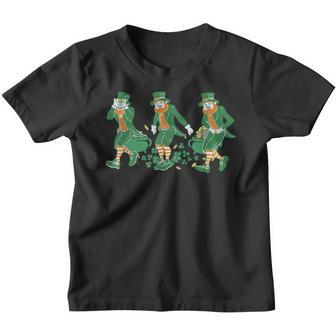 Funny Leprechaun Griddy Dance St Patricks Day Gift Boy Girl  Youth T-shirt