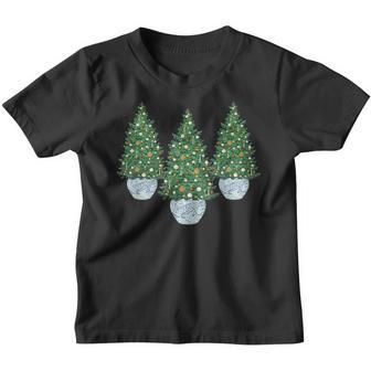 Funny Lightning Christmas Tree In Chinoiserie Bowl Adult Kid V3 Youth T-shirt - Thegiftio UK