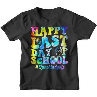 Funny Lunch Lady Happy Last Day Of School Cafeteria Youth T-shirt - Thegiftio UK