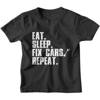 Funny Mechanic For Dad Auto Garage Automobile Car Lover Youth T-shirt - Monsterry