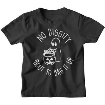 Funny No Diggity Bout To Bag It Up Youth T-shirt - Thegiftio UK