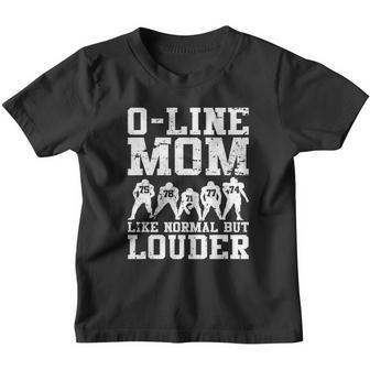 Funny Offensive Line Football Lineman Mom Youth T-shirt - Thegiftio UK