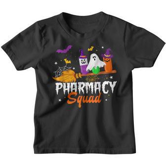 Funny Pills Pharmacy Squad Pharmacist Technician Halloween Youth T-shirt - Thegiftio UK