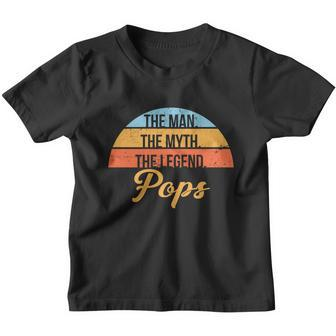 Funny Pops The Man The Myth The Legend 1 Youth T-shirt - Monsterry