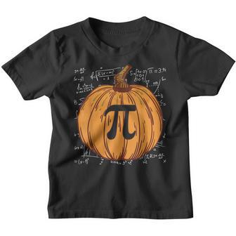 Funny Pumpkin Pie Halloween Fall Thanksgiving Pumpkin Pi V2 Youth T-shirt - Thegiftio UK