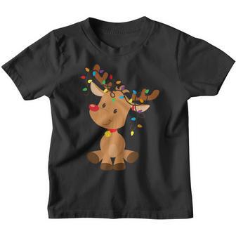 Funny Reindeer Face Matching Family Christmas Men Women Kids Youth T-shirt - Thegiftio UK