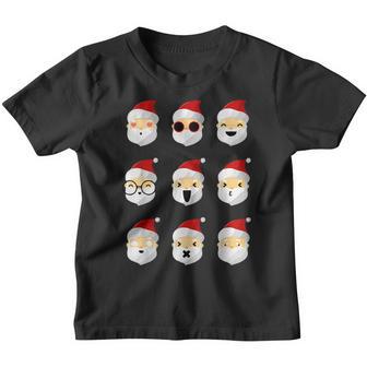 Funny Santa Face Christmas Pajama Holiday For Men Women Kids Youth T-shirt - Thegiftio UK