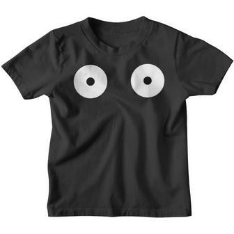 Funny Shocked Black Cat Eyes Shocking Face Birthday Girls Youth T-shirt - Thegiftio UK