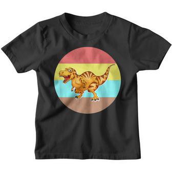 Funny Vintage Dinosaur Sunset For Boy Youth T-shirt - Thegiftio UK