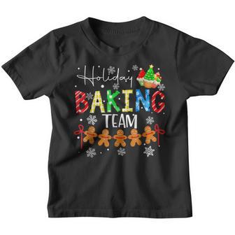 Funny Xmas Holiday Baking Team Christmas Costume Kids Youth T-shirt - Thegiftio UK
