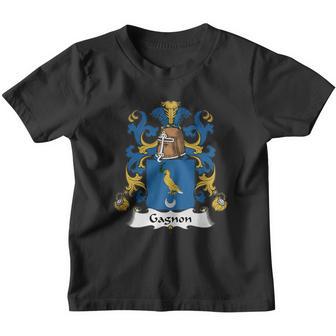 Gagnon Family Crest French Family Crests Youth T-shirt - Thegiftio UK