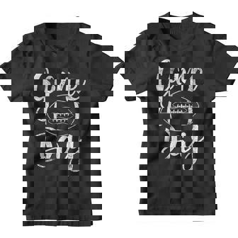 Game Day Football - Cute Football Top Youth T-shirt | Mazezy