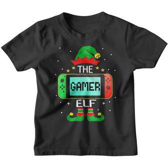 Gamer Elf Matching Family Christmas V10 Youth T-shirt - Thegiftio UK