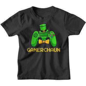 Gamerchaun Video Games Gaming Saint Patrick Gamer Boy Men Youth T-shirt - Thegiftio UK