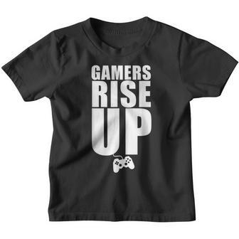 Gamers Rise Up For The Video Gamer Youth T-shirt - Thegiftio UK