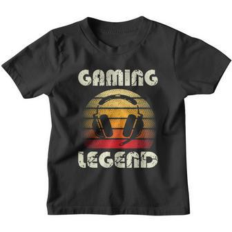 Gaming Legend Pc Gamer Video Games Boys Teens Vintage Youth T-shirt - Monsterry