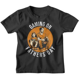 Gaming On Fathers Day - Video Games - Gamer - Son - Kid Youth T-shirt - Thegiftio UK