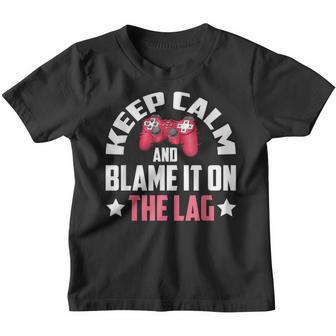 Gaming Video Games - Keep Calm And Blame It On The Lag Youth T-shirt - Thegiftio UK
