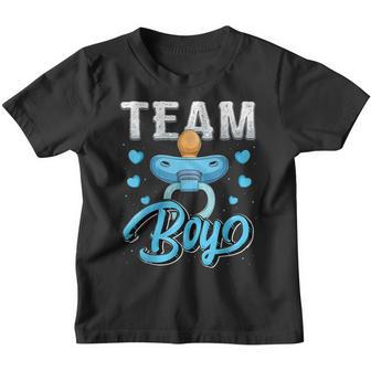 Gender Reveal Party Team Boy Baby Shower Matching Family Set Youth T-shirt - Thegiftio UK