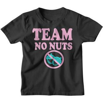 Gender Reveal Team No Nuts Baby Girl - Gender Reveal Party Youth T-shirt - Thegiftio UK