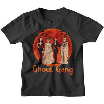 Ghoul Gang Horror Goth Queens Halloween Bride Funny Retro Youth T-shirt - Thegiftio UK