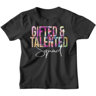 Gifted And Talented Squad Tie Dye School Appreciation Youth T-shirt - Thegiftio UK