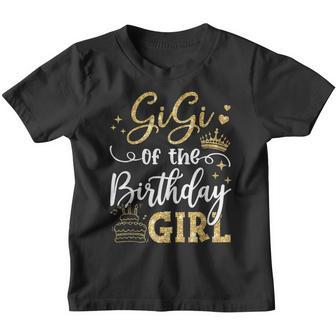 Gigi Of The Birthday Girl Birthday Party Family Matching Youth T-shirt - Thegiftio UK