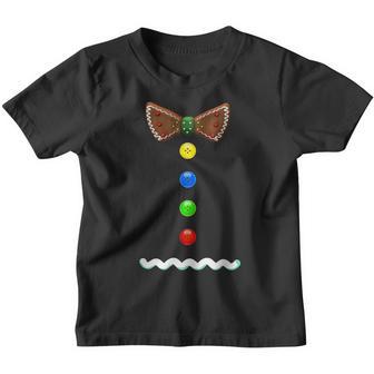 Gingerbread Man Costume Novelty Funny Christmas Boys Girls Youth T-shirt - Thegiftio UK