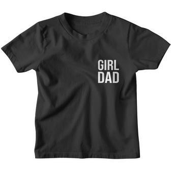 Girl Dad Pocket Print Daddy Papa Fathers Day Youth T-shirt - Monsterry UK