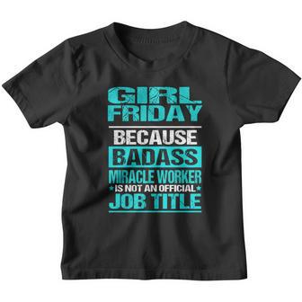 Girl Friday Youth T-shirt - Thegiftio UK