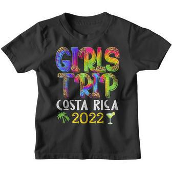 Girls Trip Costa Rica 2022 Bachelorette Party Tie Dye Youth T-shirt - Thegiftio UK