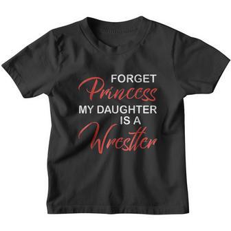 Girls Wrestling Daughter Wrestler Mom Dad Parents Gift Youth T-shirt - Thegiftio UK