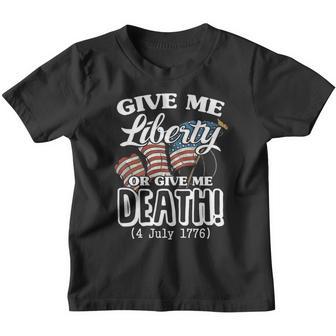 Give Me Liberty Or Give Me Death - Independence Day T-Shirt Youth T-shirt - Thegiftio UK