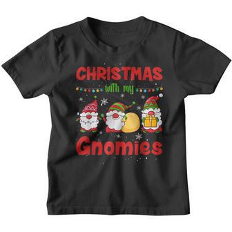 Gnome Family Christmas Pajama Gnomies Xmas Youth T-shirt - Thegiftio UK