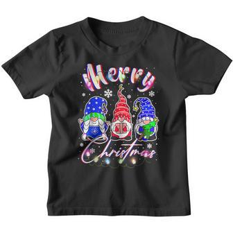 Gnome Xmas Pajamas Garden Merry Christmas Matching Group Youth T-shirt - Thegiftio UK