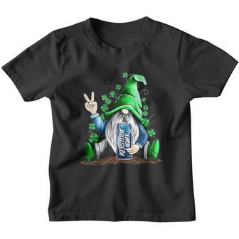 Gnomes Lucky Hug Keystone Light Life Shamrock St Patricks Day Shirt Youth T-shirt - Thegiftio UK