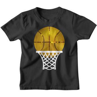 Gold Basketball Trophy Graphic For Men Women Boys Kids Youth T-shirt - Thegiftio UK