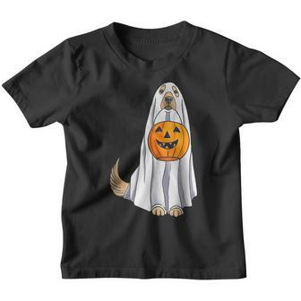 Golden Retriever Ghost Pumpkin Halloween Fall V5 Youth T-shirt - Thegiftio UK