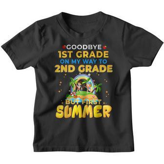 Goodbye 1St Grade Graduation To 2Nd Grade Hello Summer Youth T-shirt | Mazezy UK