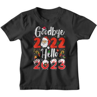 Goodbye 2022 Hello 2023 Christmas Xmas For Men Women Kids Youth T-shirt - Thegiftio UK