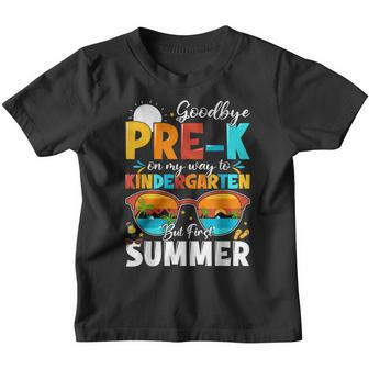 Goodbye Pre-K Graduation To Kindergarten Hello Summer Kids Youth T-shirt - Thegiftio UK