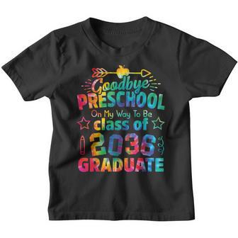 Goodbye Preschool Class Of 2036 Grad Hello Kindergarten Youth T-shirt - Thegiftio UK