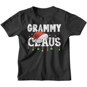 Grammy Claus Santa Funny Christmas Pajama Matching Family Youth T-shirt - Thegiftio UK