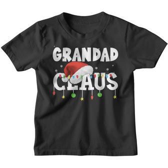 Grandad Claus Santa Hat Matching Christmas Family Group Youth T-shirt - Thegiftio UK